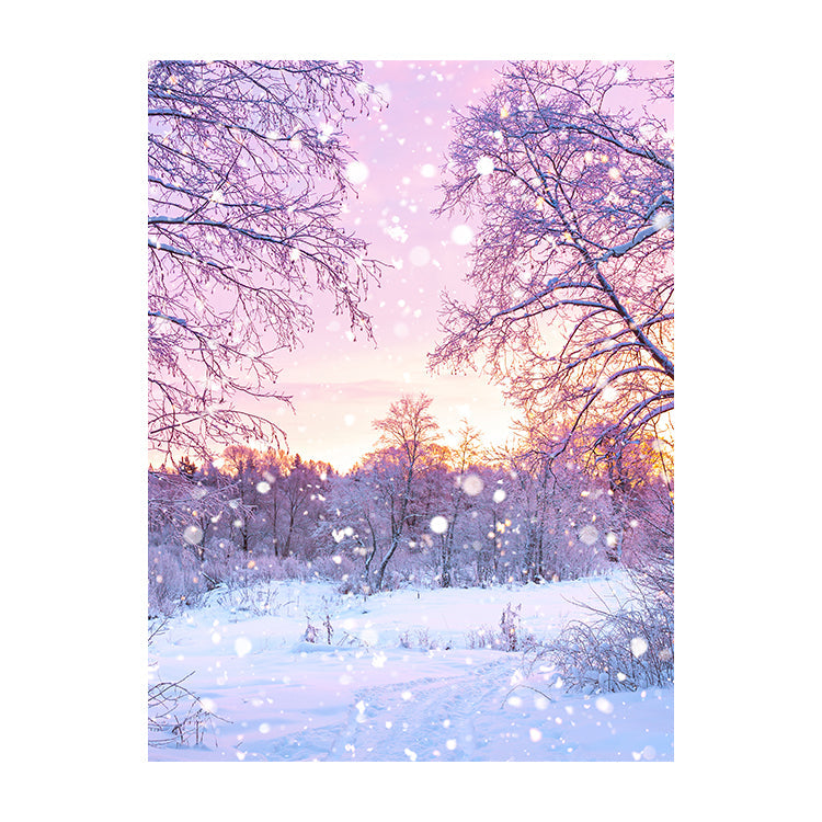 Schilderij Prachtige Winterochtend