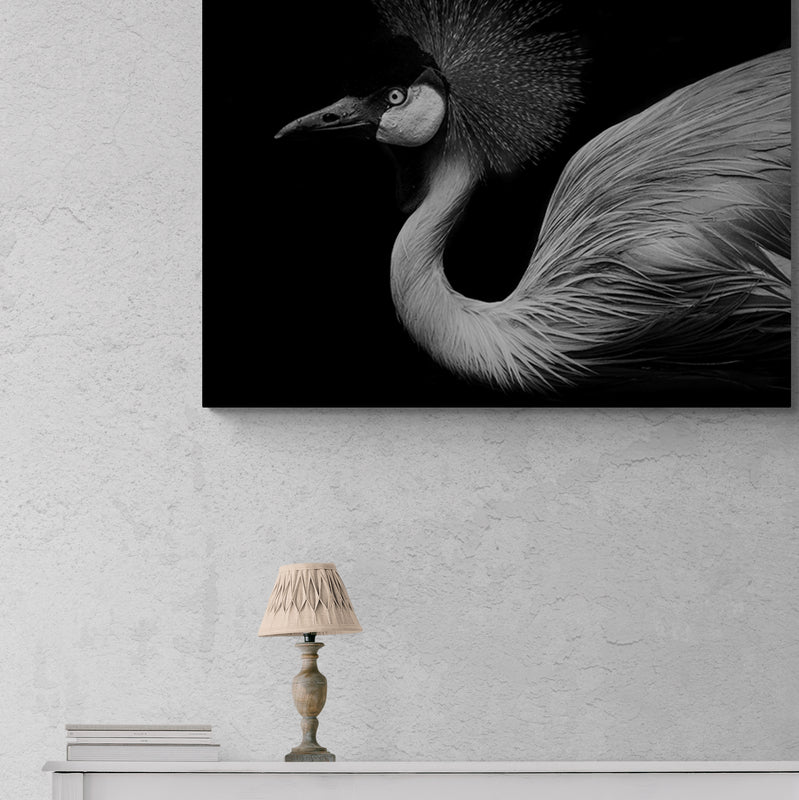 Schilderij Schaduwspel Flamingo