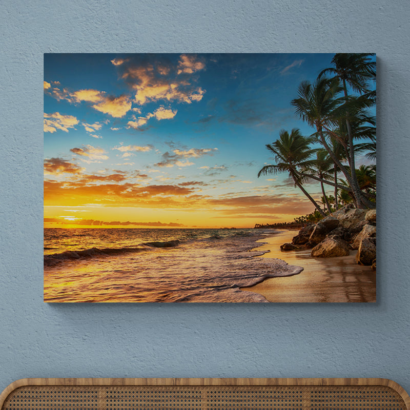Schilderij Tropisch Paradijs