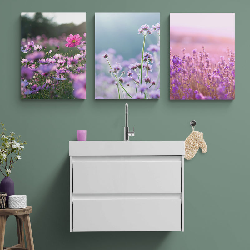 Schilderij Veldbloemen in Volle Bloei