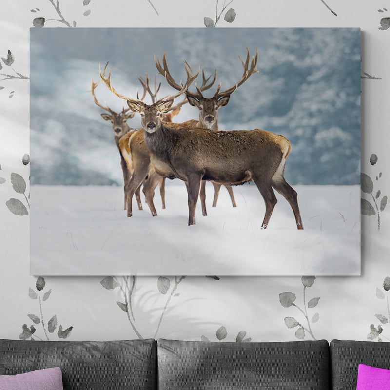 Schilderij Winters Monarch