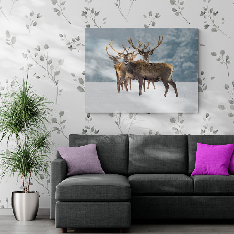 Schilderij Winters Monarch