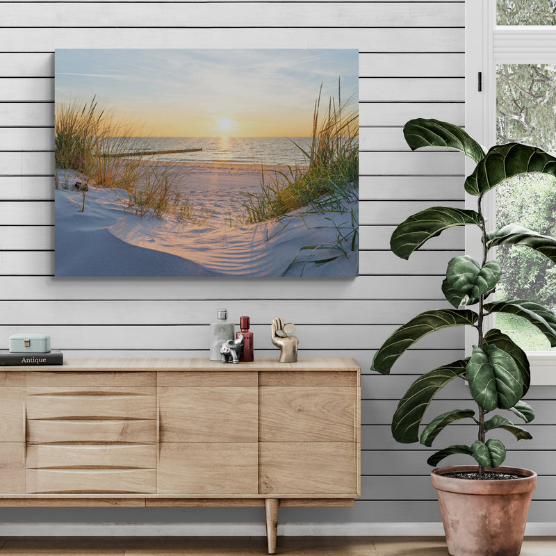 Schilderij Zonsondergang Baltische Zee