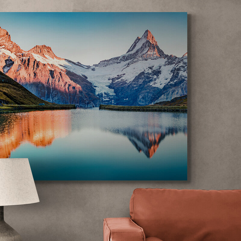Schilderij Zwitserse Avonddroom