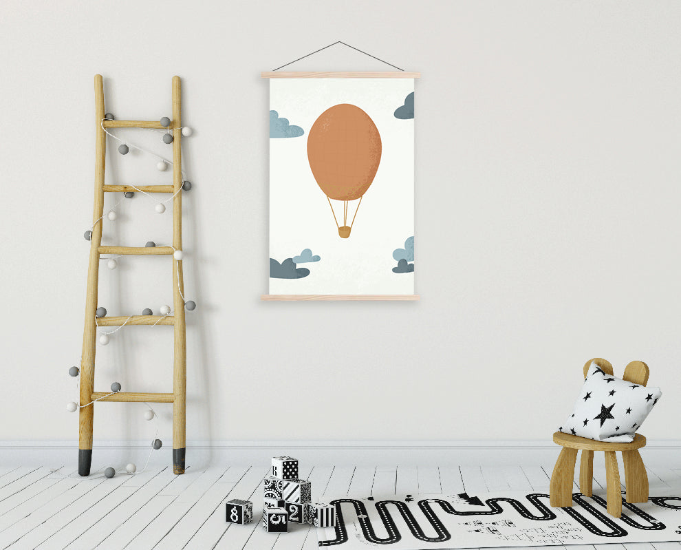 Schoolplaat Born to Be Free Luchtballon