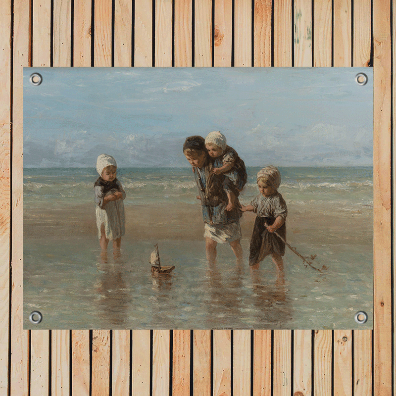 Tuinposter Kinderen der Zee