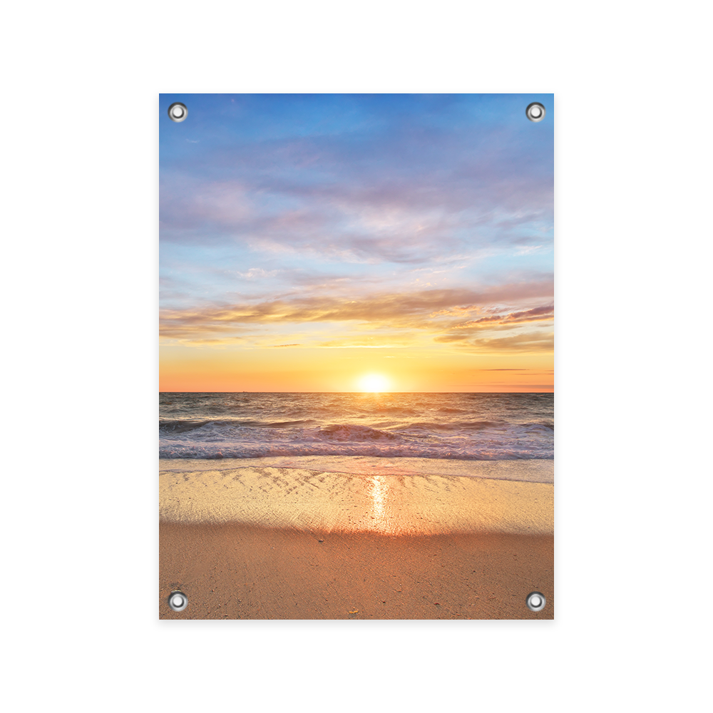 Tuinposter Zonsondergang