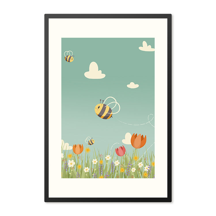 Poster in lijst Tulpen