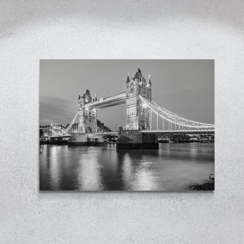 Schilderij Betoverend Licht op Tower Bridge