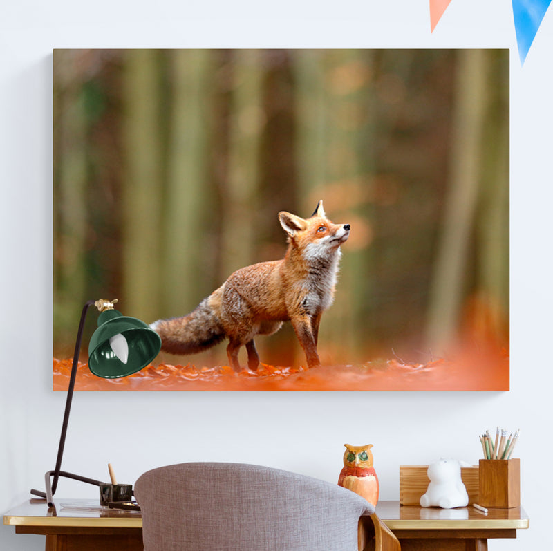 Schilderij Vos in het Woud