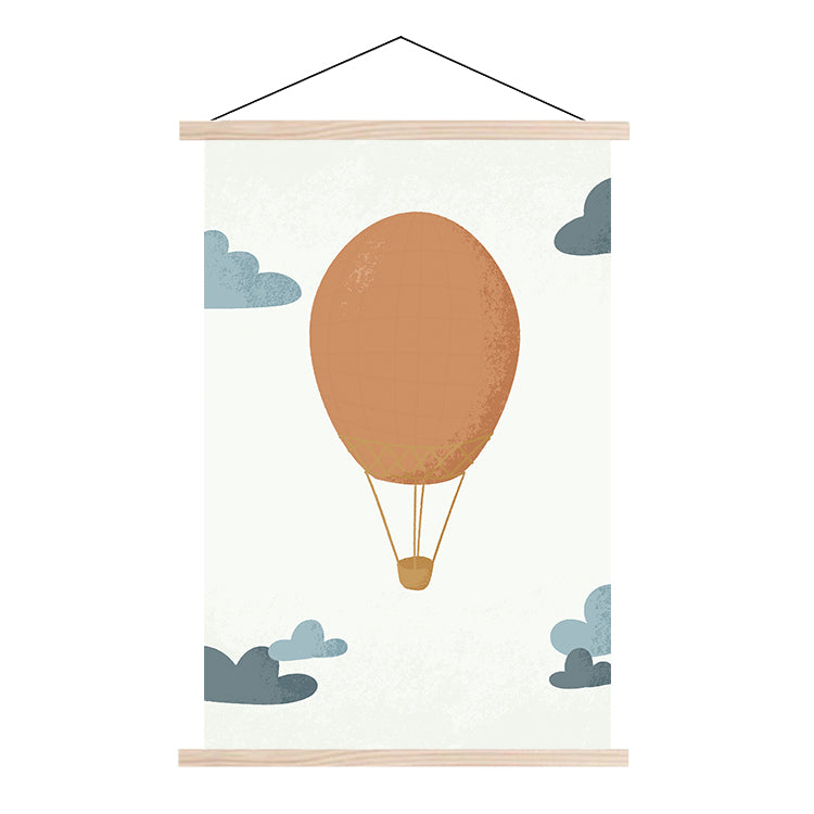 Schoolplaat Born to Be Free Luchtballon