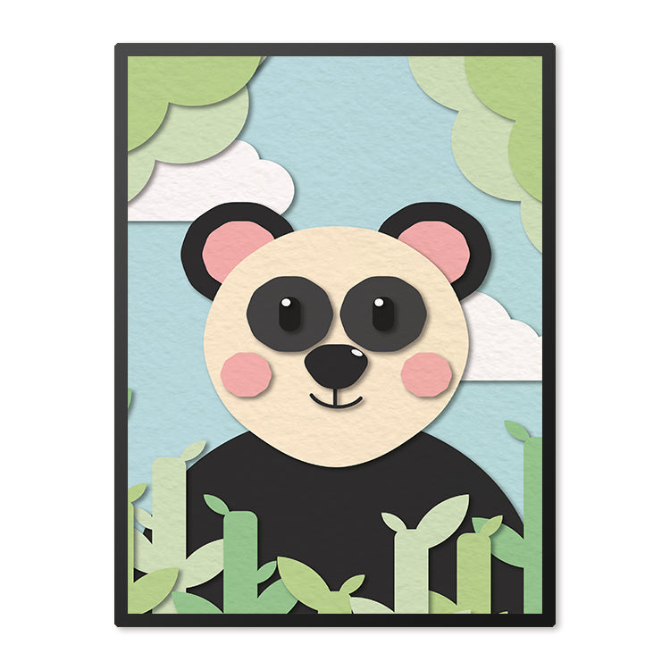 Poster in lijst Panda