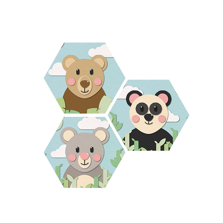 Hexagon Beer, Koala & Panda