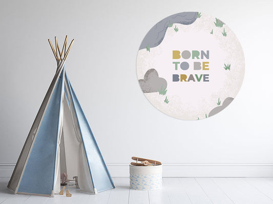 Muursticker Born to be Brave - Kinderkamer