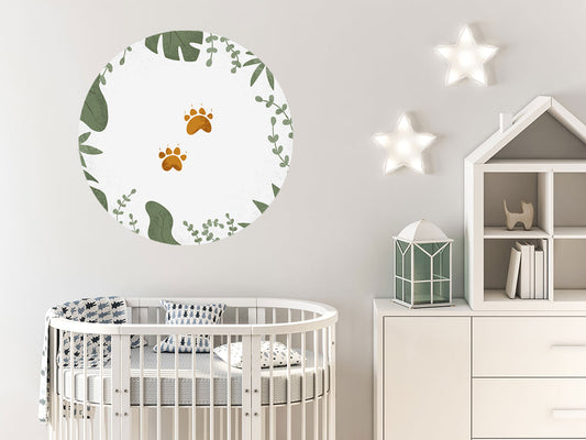 Muursticker Born to be Wild Berenpootjes - Kinderkamer
