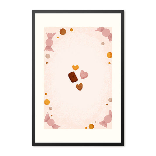 Poster in lijst Born to be Sweet Love Candy