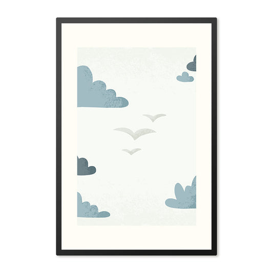 Poster in lijst Born to be Free Vogels