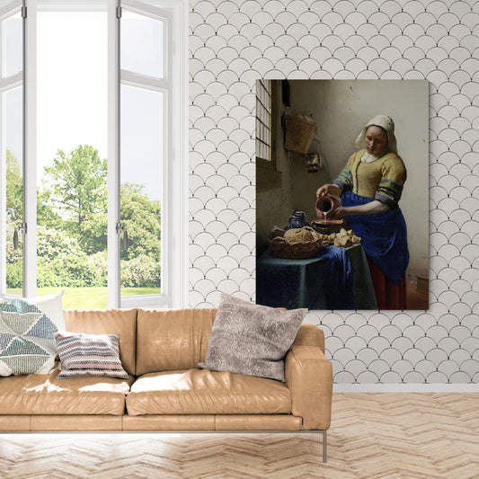 Schilderij Het Melkmeisje