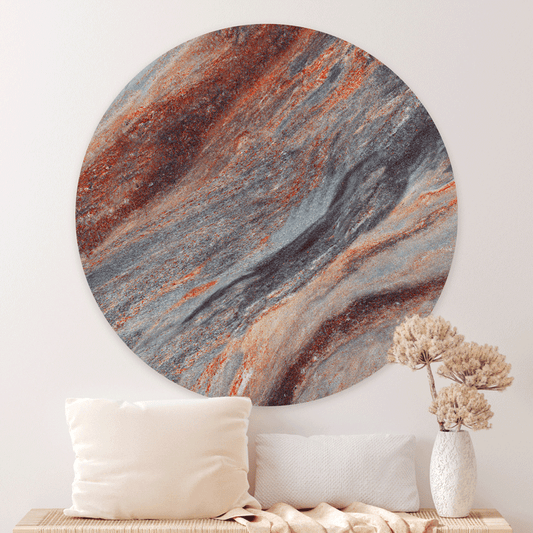 Muurcirkel Marble Multicolor