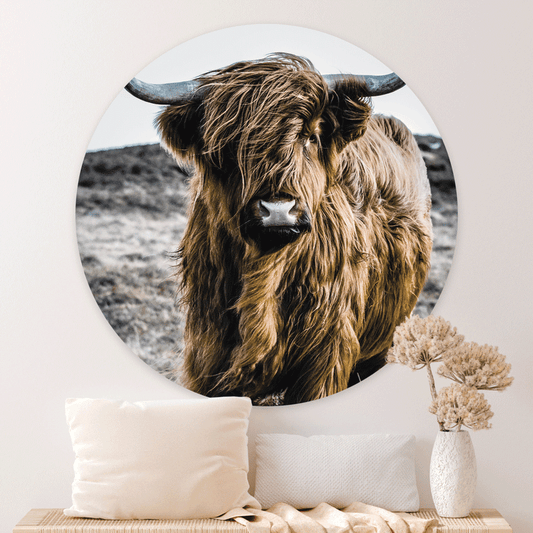 Muurcirkel Wild Highland Beauty