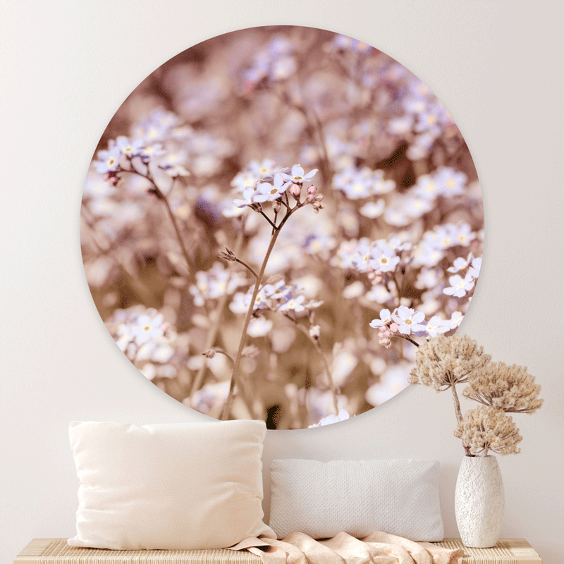 Muurcirkel Wilde Weidebloemen