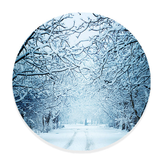 Muurcirkel Besneeuwde Winterlaan