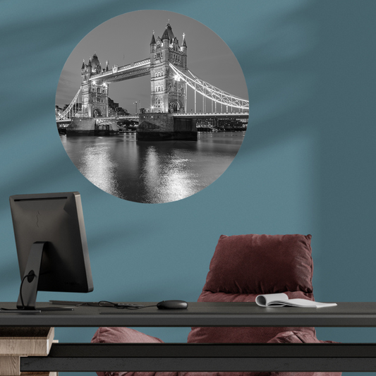 Muurcirkel Betoverend Licht op Tower Bridge