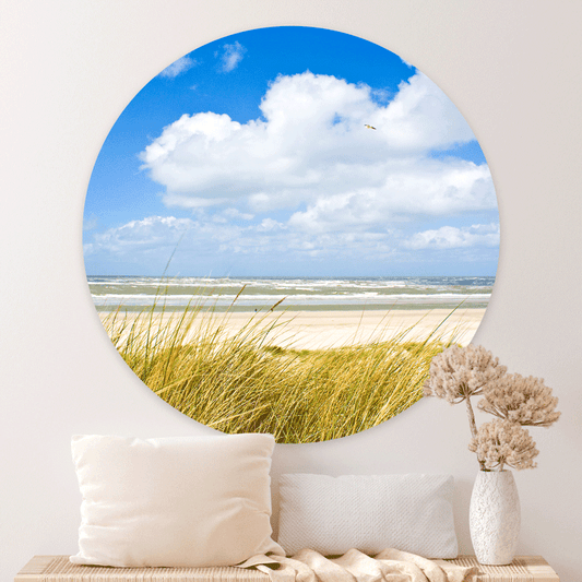 Muurcirkel Zomerbries aan de Noordzee