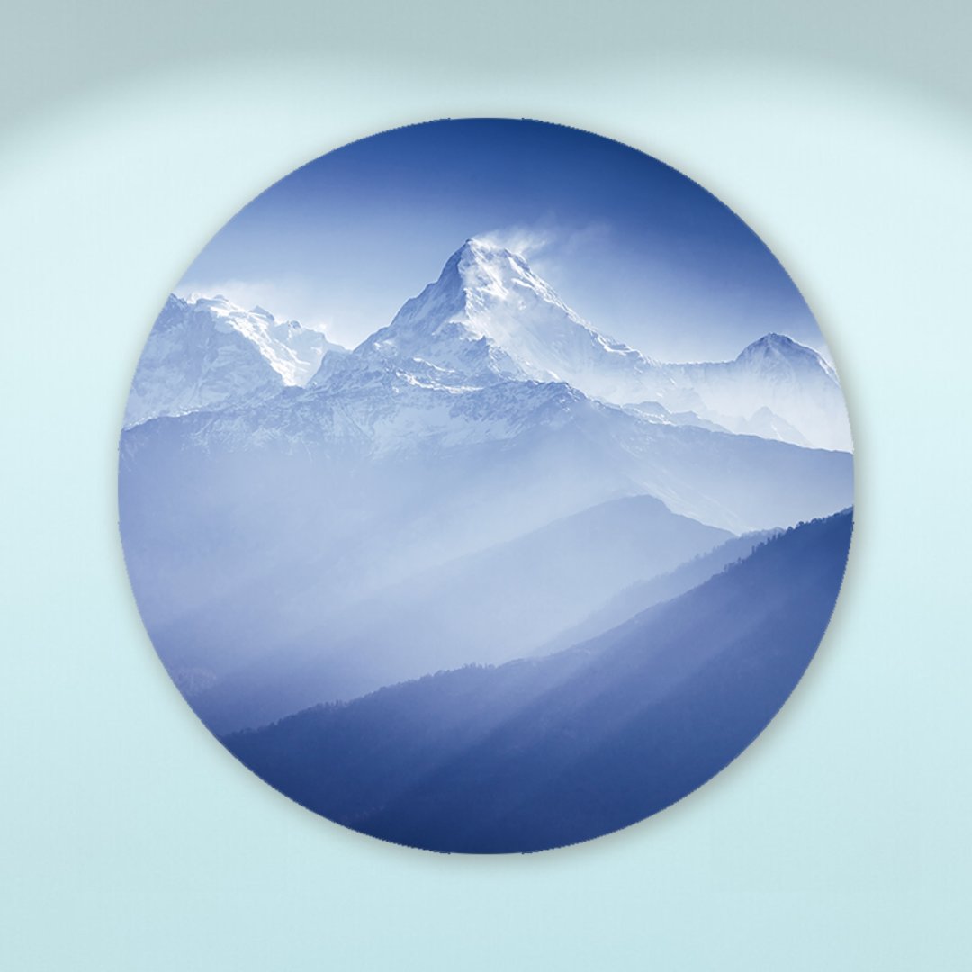 Muurcirkel Great Himalayas