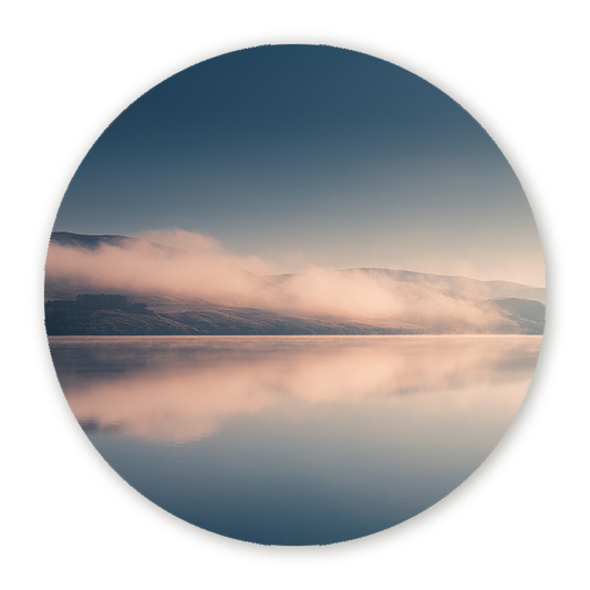 Muurcirkel Mirror Lake Mornings