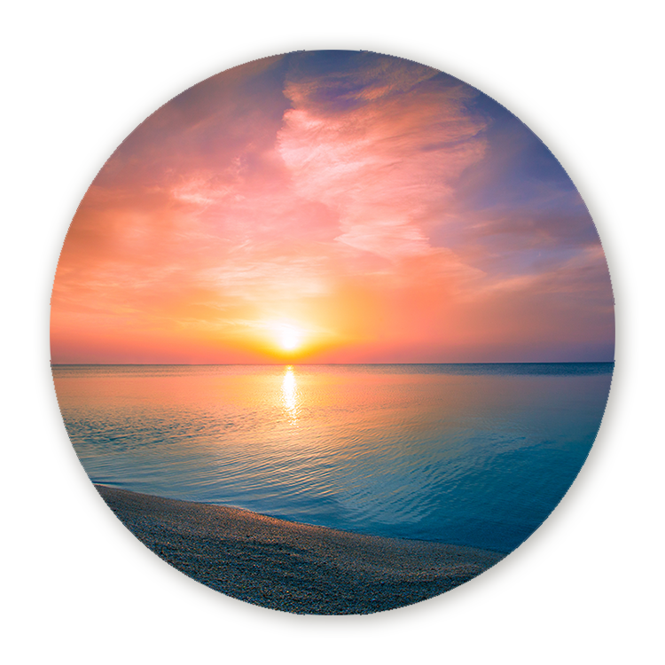Muurcirkel Vroege Zonsopkomst