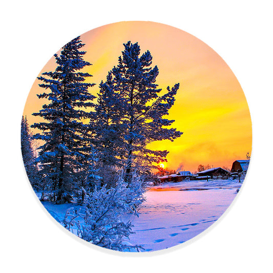 Muurcirkel Winterse Schemering