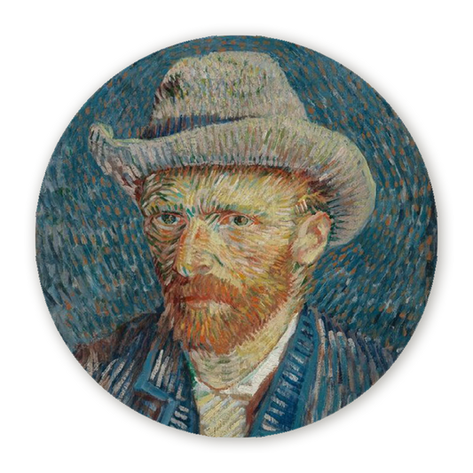 Muurcirkel Zelfportret van Gogh