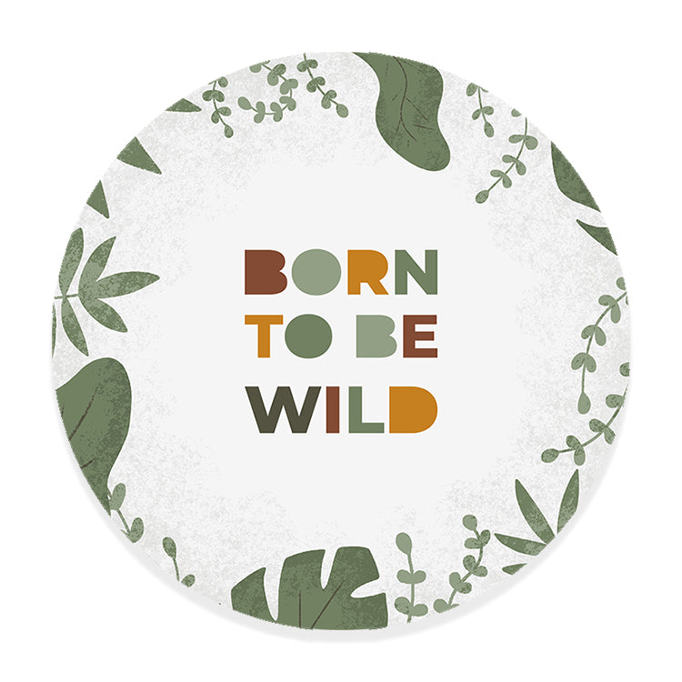 Muurcirkel Born to be Wild - Kinderkamer - Babykamer