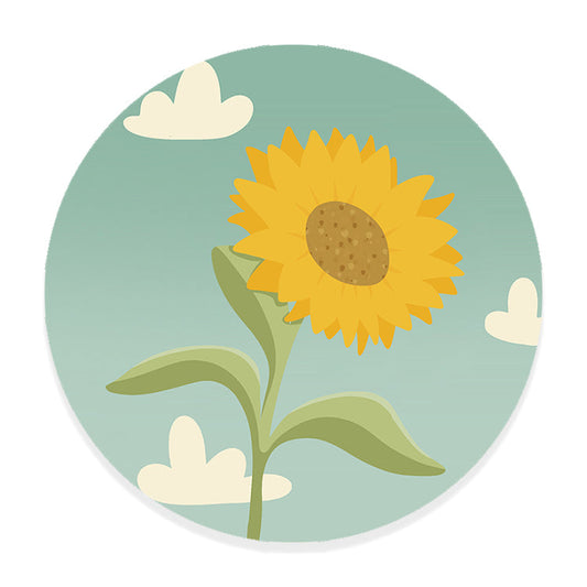 Muurcirkel Zonnebloem - Kinderkamer