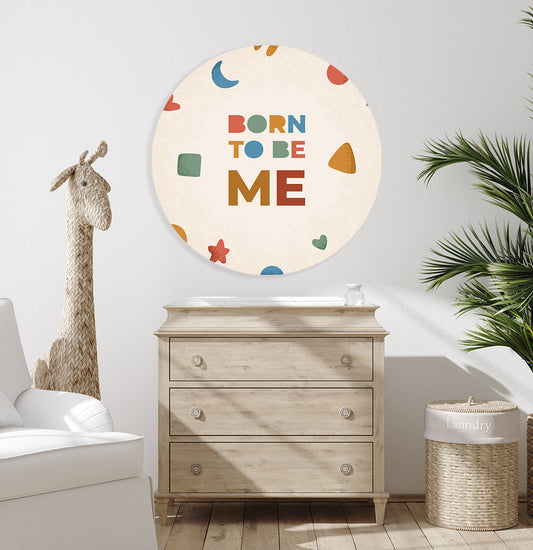Muursticker Born to Me - Kinderkamer - Babykamer (Sfeer)