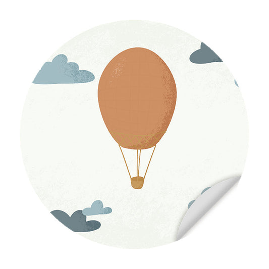 Muursticker Born to be Free Luchtballon - Kinderkamer - Babykamer