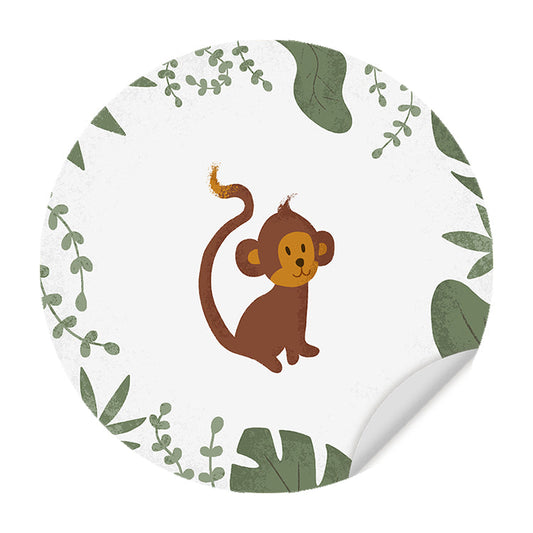 Muursticker Born to be Wild Aapje - Kinderkamer - Babykamer