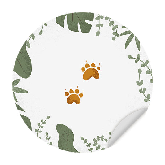 Muursticker Born to be Wild Berenpootjes - Kinderkamer - Babykamer