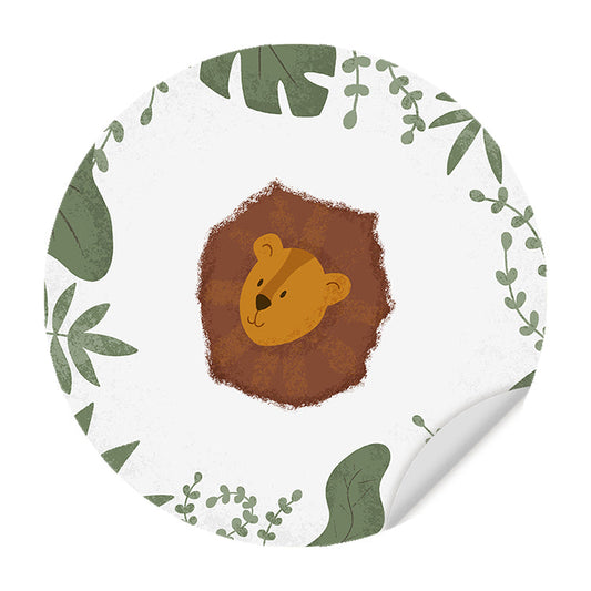 Muursticker Born to be Wild Leeuw - Kinderkamer - Babykamer