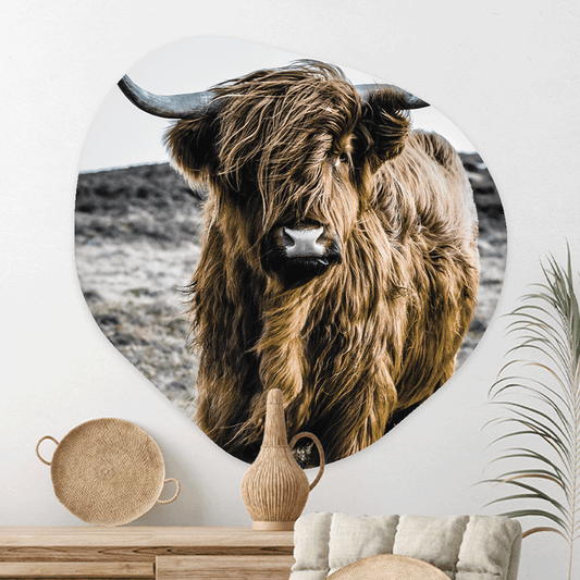 Wanddecoratie Organisch Wild Highland Beauty