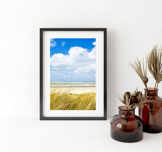 Poster in Lijst Zomerbries aan de Noordzee