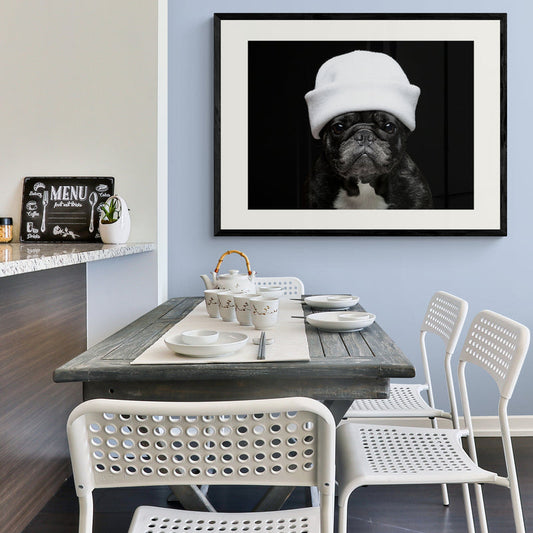 Poster in Lijst Elegante Bulldog