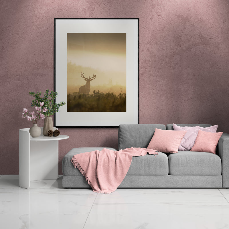 Poster in Lijst Hert van het Nevelwoud