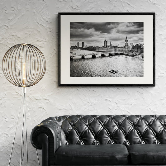 Poster in Lijst Londen's Elegante Silhouet