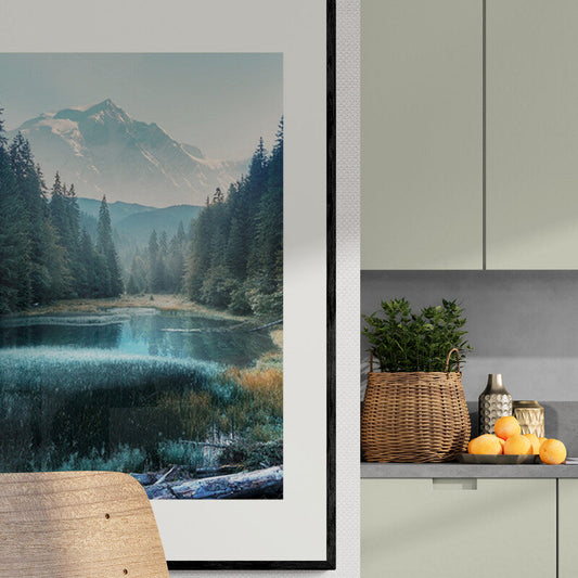 Poster in Lijst Mistige Ochtendmagie