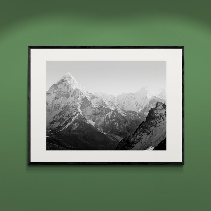 Poster in Lijst Mount Everest