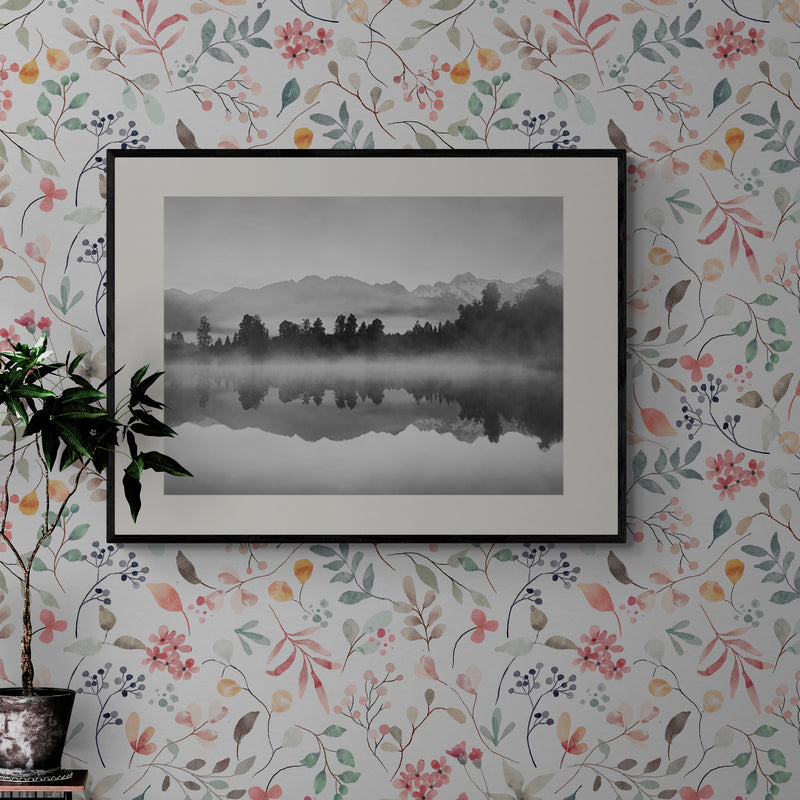 Poster in Lijst Mystieke Bergreflectie