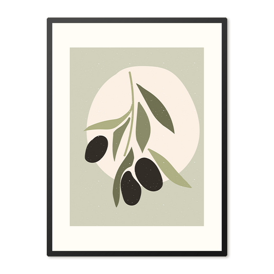 Poster in Lijst Olijftak
