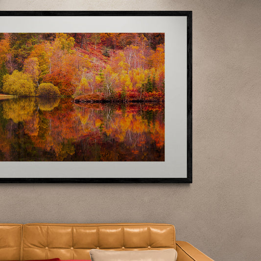 Poster in Lijst Reflecties van de Herfst